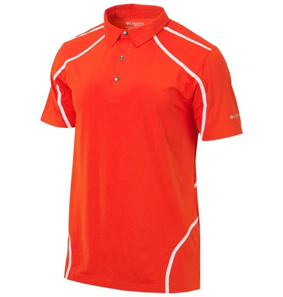 Columbia Collegiate Polo Orange For Men's NZ85347 New Zealand